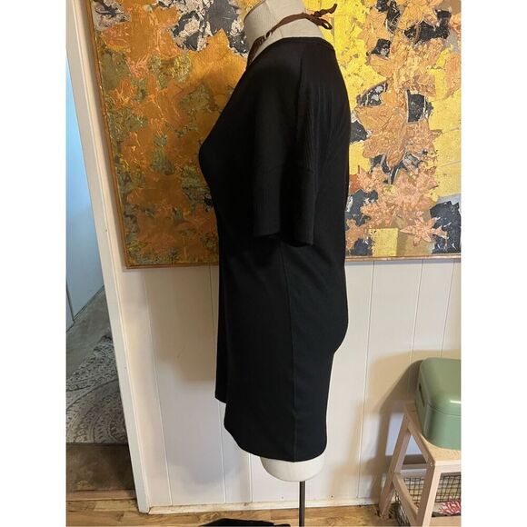 RAG & BONE Rosalind Sweater Dress V-Neck Short Sleeve M - Picture 2 of 8